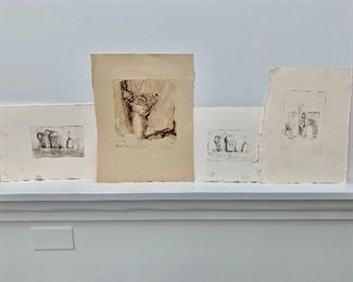 Figural studies by Joan Kennedy