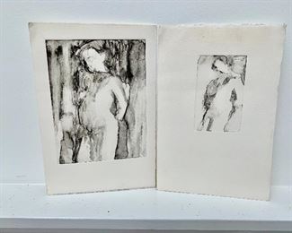 Figural studies by Joan Kennedy