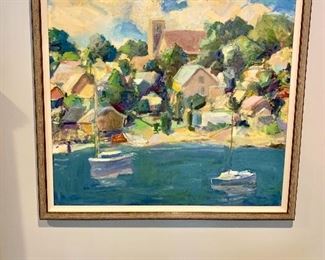 Dozens of original paintings by Martha's Vineyard artist Joan Kennedy