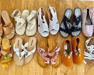 Shoes - size 6.  Most new and/or new with tags