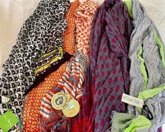 Scarves.  Most NWT.