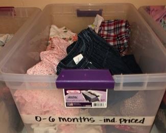 Infant 0-6 month clothes