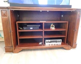 Open View of Television Stand