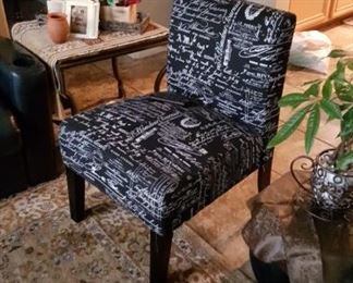 Pair of chairs .