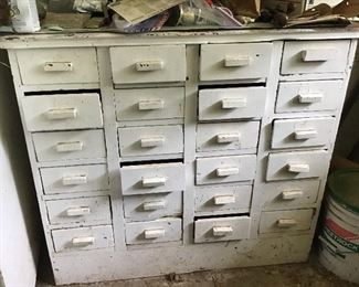 Vintage library Card Cabinet 