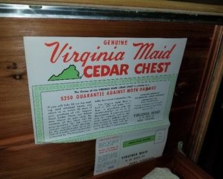 Virginia Maid Cedar Chest