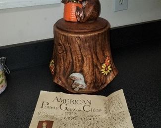 American Pottery Cookie Jar