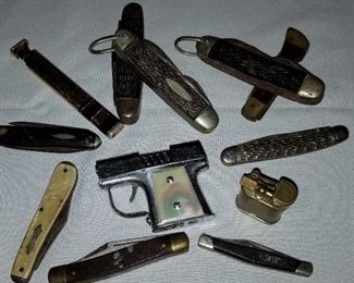 Pocket Knives and Lighters
