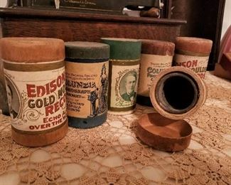 Phonograph Edison Music Wax Cylinder Tubes