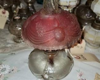 Vintage Miniature Oil Lamp