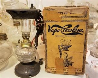 Vapo-Cresolene Lamp (Beginning in 1879)