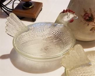 Clear Glass Chicken