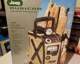 Jeep Rubicon Lantern Stereo AM/FM Weather Radio