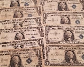 Silver Certificate Dollars