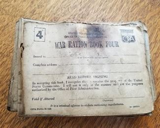 War Ration Book