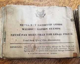 War Ration Stamp Book