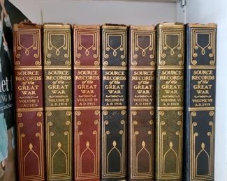Source Records of the Great War, 7 volume complete set