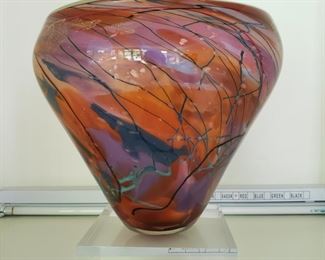 Art glass vase