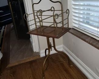 Antique book stand