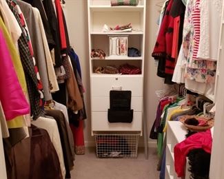 Another closet of ladies clothing