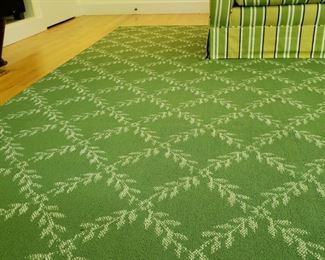 Room size rug approximately 15 feet 9 inches by 16 feet 1 inch