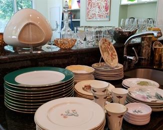 Everyday miscellaneous china, sorry the ROSENQUIST IS NOT FOR SALE