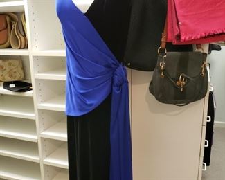 Vintage 1980's Adam Bealle evening gown