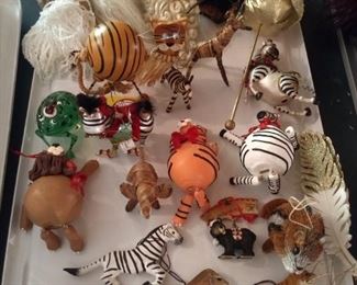 Fun animal Christmas ornaments