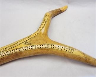 ANTLER CRIBBAGE BOARD