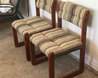 Pair (actually 4) California Design Group Chairs (Upholstery looks better in the photograph) Lou Hodges