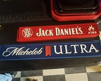Michelob and Jack Daniel's Bar Mats