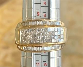$8500 2.65 Carat Mens Diamond Ring