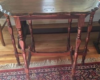 antique entryway table