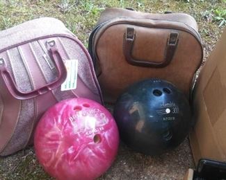 Men & women bowling ball  bag with shoes