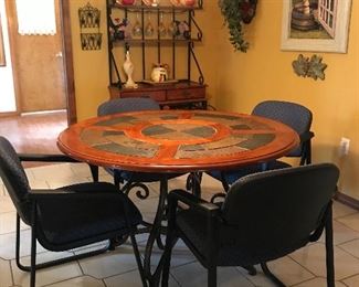 42" kitchen set ( tile top)