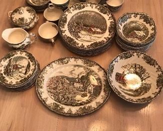 Johnson Bros Friendly Village set, will change photo if I uncover more pieces- excellent condition