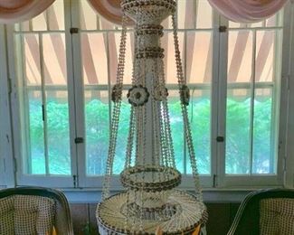Beautiful large hanging. Made entirely out of shells.