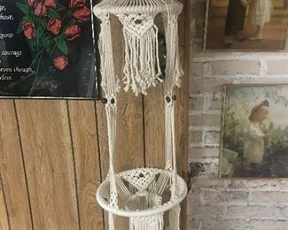Macrame plant holders