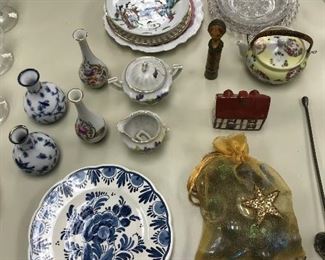 Lots of fun pottery, china and porcelain.