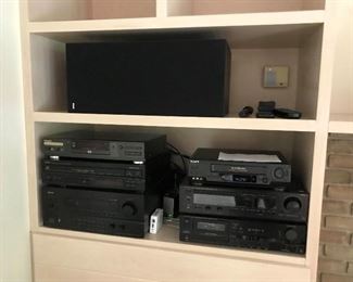Complete or near-complete entertainment setup (sold individually).