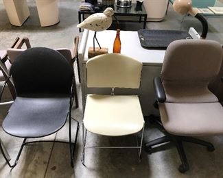 Office chairs, some or all Steelcase.