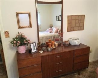 Mid-Century mirrored dresser