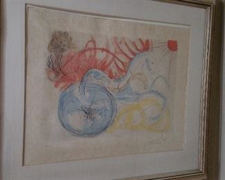 Salvador Dali 
Elijah and the Chariot 