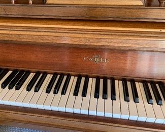 Cable upright piano