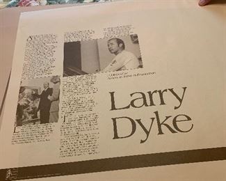 Larry Dyke signed numbered art