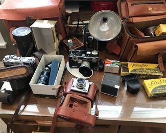 Vintage camera equipment
