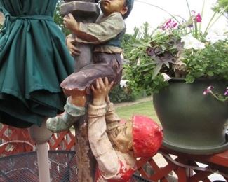 $175.00 VINTAGE AND ADORABLE POLE LIGHT WORKS, CHIPPY PAINT, ASKING $175,00