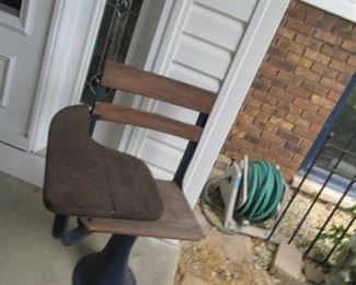 $45.00 SCHOOL DESK ON BASE, ASKING $45.00