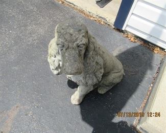 $70.00 DOG CEMENT STATUE SPRING SPANIEL ASKING $70.00