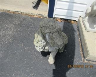 $70.00 DOG CEMENT STATUE SPRING SPANIEL ASKING $70.00